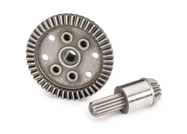 Traxxas Steel Differential Ring And Pinion Gear Set: Rear (Mini Maxx) 1