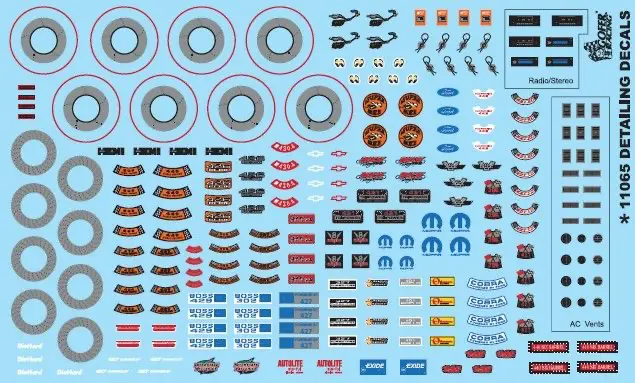 Gofer Racing 1/24 Detailing Decals 1