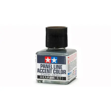 Tamiya Panel Line Accent Colour: Dark Grey (40Ml) 1