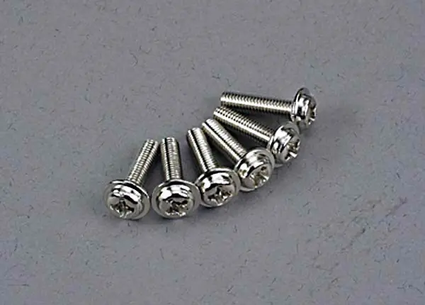 Traxxas Washerhead Machine Screws: 3X12mm 1