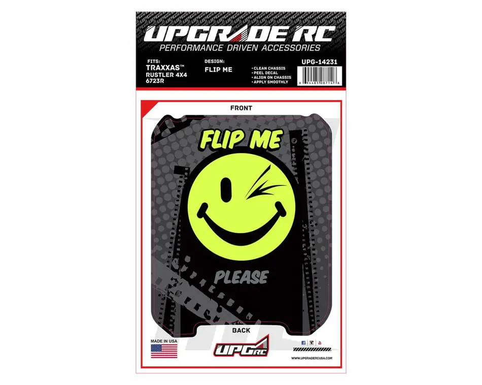 Upgraderc Chassis Protector: Traxxas® Rustler® 4X4 (Flip Me) 1
