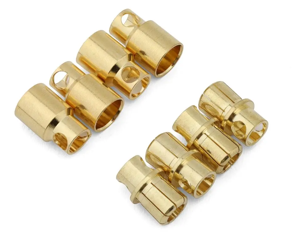 Samix 8Mm High Current Bullet Plug Connector Set: 4 Male/4Female 1