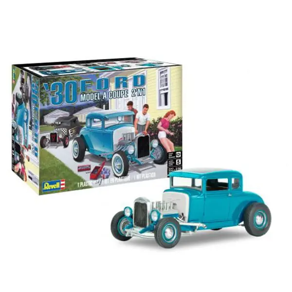 Revell 1/25 1930 Ford Model A Coupé 2N1 Model Kit 1
