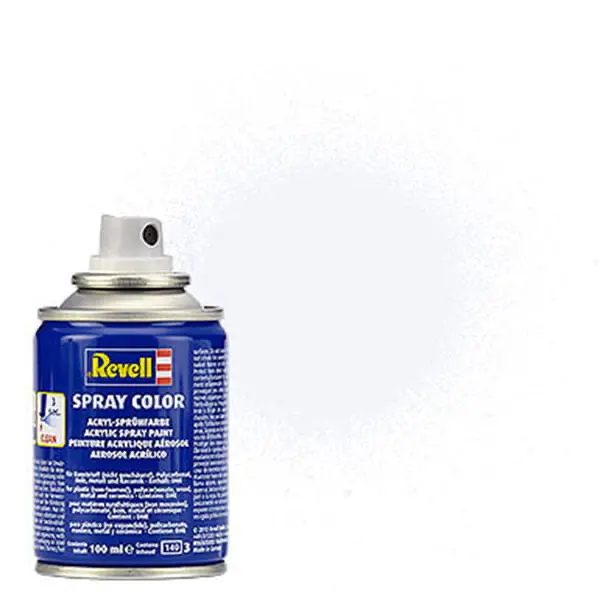 Revell Acrylic Spray Paint: Matte White (100Ml) 1