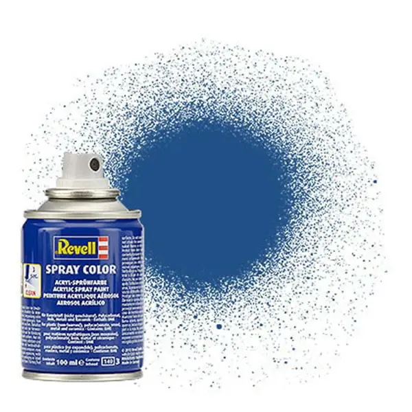 Revell Acrylic Spray Paint: Matte Blue (100Ml) 1