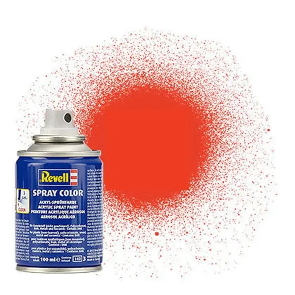 Revell Acrylic Spray Paint: Matte Luminous Orange (100Ml) 1