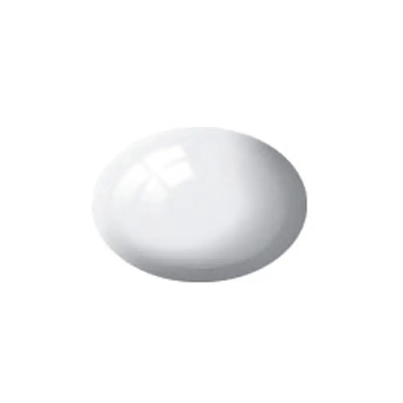 Revell Acrylic Aqua Color Paint: Gloss White (18Ml) 1