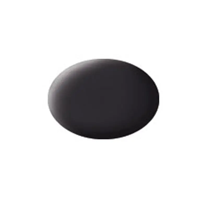 Revell Acrylic Aqua Color Paint: Matte Tar Black (18Ml) 1