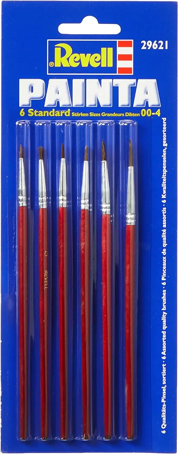 Revell Painta Standard Brush Set: 6Pc 1