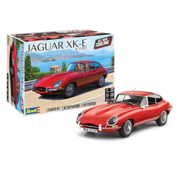 Revell 1/24 Jaguar Xk-E E-Type Model Kit 1