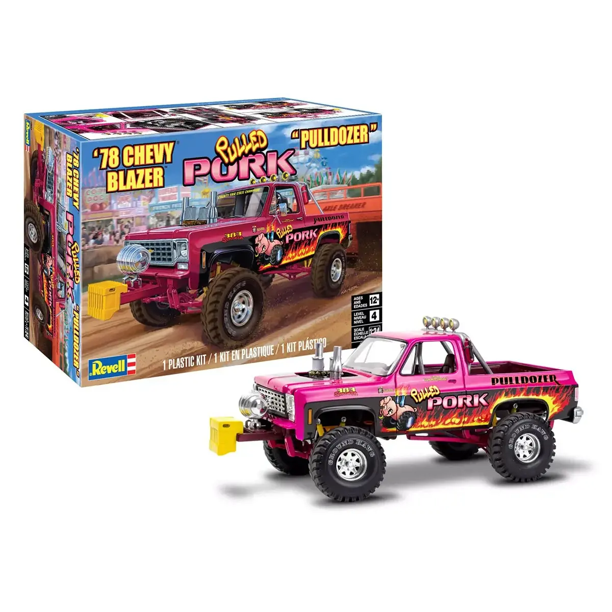Revell 1/24 1978 Chevy Blazer “Pulldozer” Pulled Pork Model Kit 1