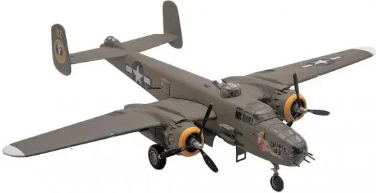 Revell 1/48 B-25J Mitchell Bomber Model Kit 1