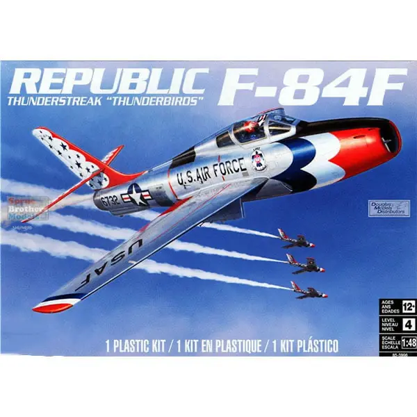 Monogram 1/48 Republic F-84F “Thunderbirds” Thunderstreak Model Kit 1
