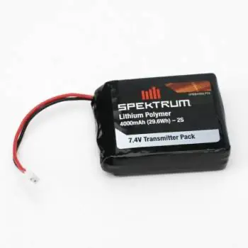 Spektrum 4000Mah 2S 7.4V Lipo Transmitter Battery 1