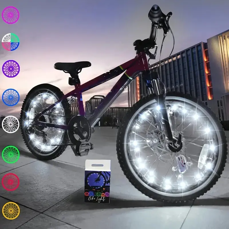 Economy High Intensity Led Bike Wheel Lights: Assorted Colors 1
