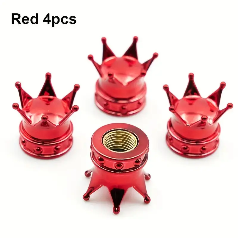 Eco Value Pack Valve Caps: Crown (4Pcs) 1
