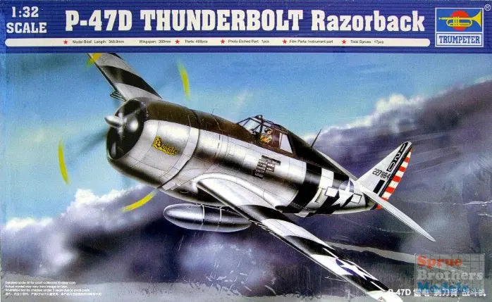 Trumpeter 1/32 P-47D Thunderbolt Razerback Model Kit 1