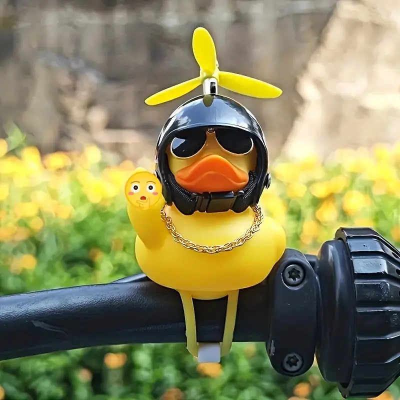 Handlebar Buddy: Duck (Assorted Helmets) 2