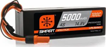 Spektrum Smart 5000Mah 4S 14.8V 100C Lipo: Hardcase (Ic5) 1