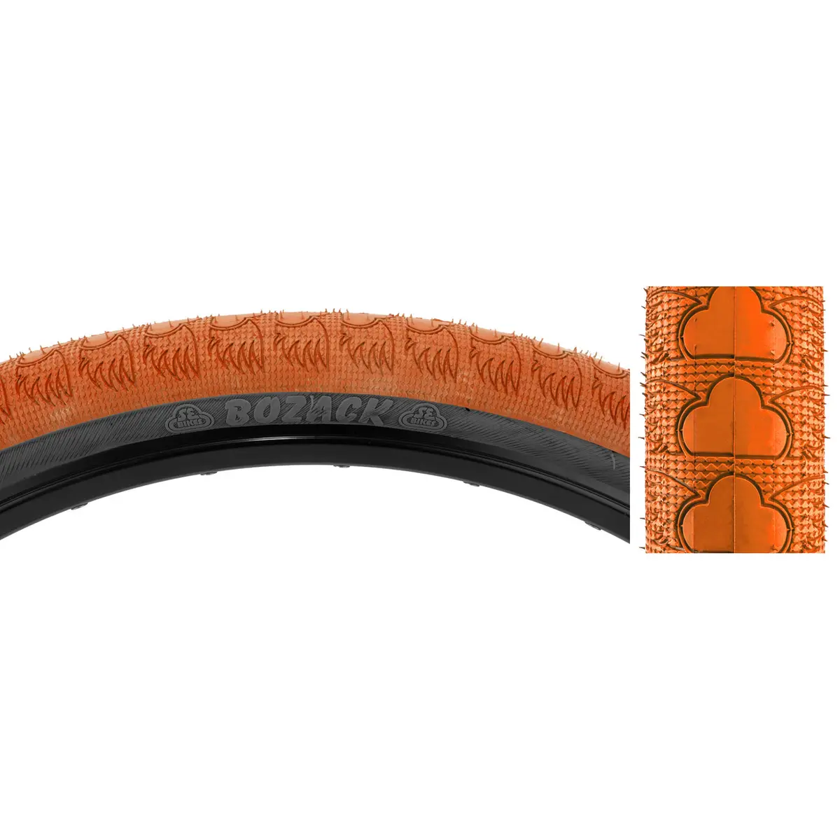 Se Bikes Vee Tire Bozack Tire 26" X 2.4" (Orange/Black) 1