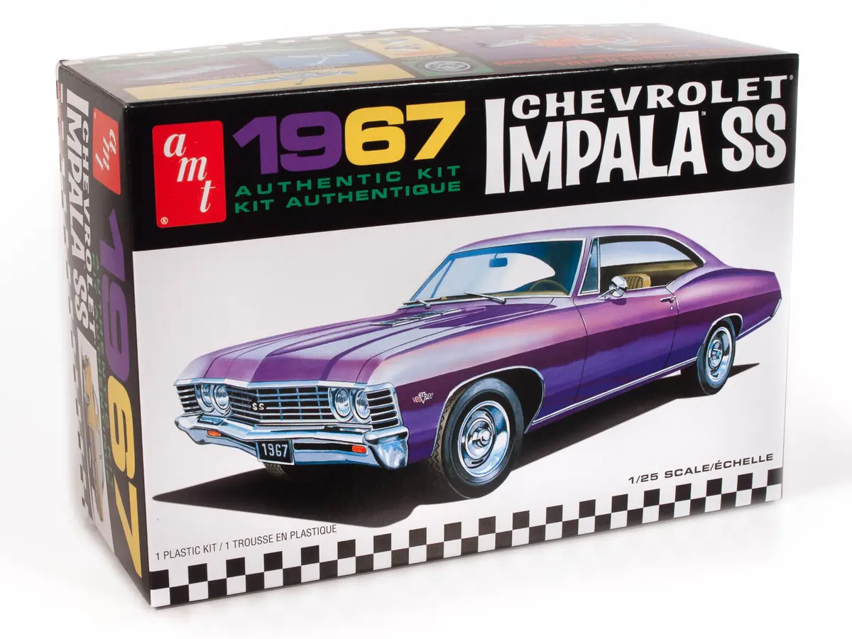 Amt 1/25 1967 Chevrolet Implala Ss Model Kit 1