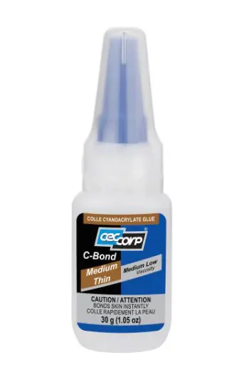 Ceccorp C-Bond Cyanoacrylate Glue: Medium Thin (1Oz) 1