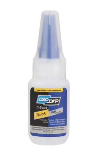 Ceccorp C-Bond Cyanoacrylate Glue: Thick (1Oz) 1