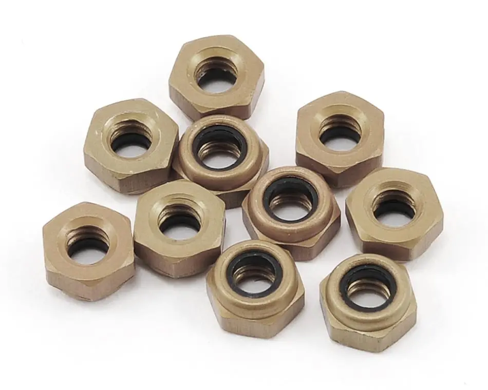 Losi Aluminum 4-40 Mini Nuts (10Pcs) 1