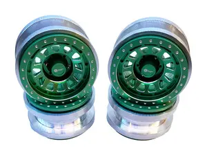 Racers Edge Aluminium 2.9” Beadlock Wheels: Scx6 (B Style) 1