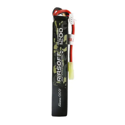 Gens Ace Airsoft 3S1p 11.1V 1200Mah 25C Lipo Battery: Mini Tamiya 1