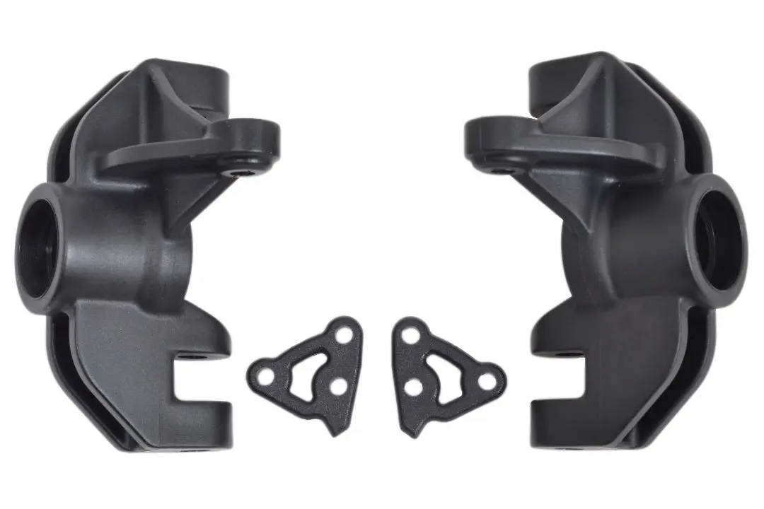Rpm Front Spindle Set: Losi Super Rock Rey (Black) 1