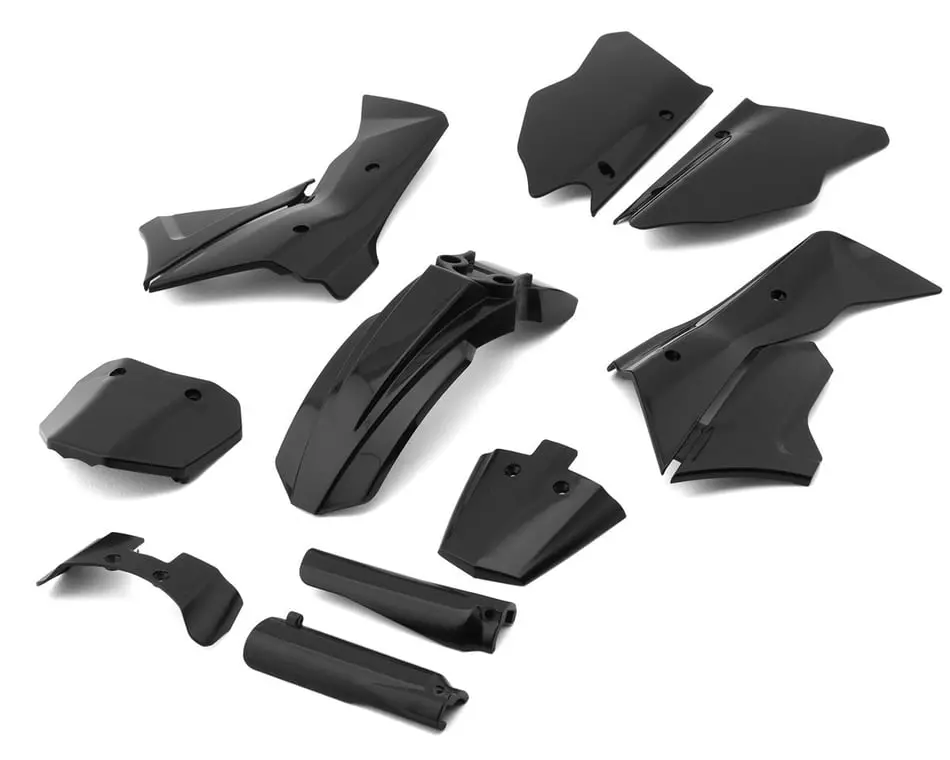 Losi Promoto Mx Plastics W/Wraps: Black 1