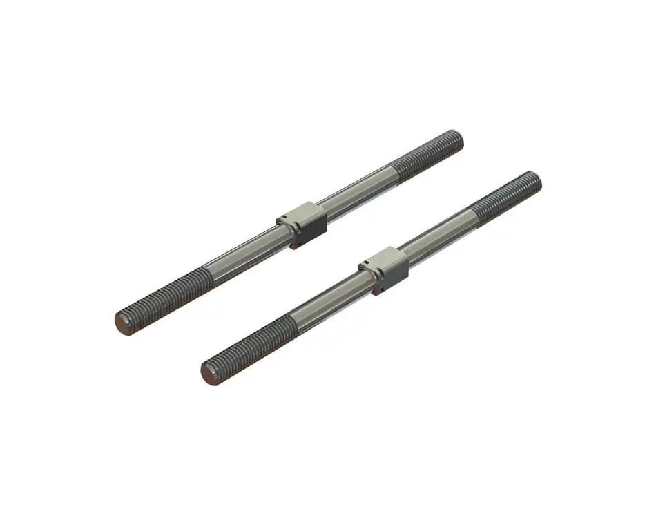 Arrma Steel Front Turnbuckles: M7x130mm: 8S Exb (2) 1
