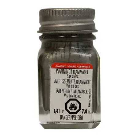 Testors Enamel Paint: Flat Steel 1