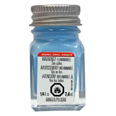 Testors Enamel Paint: Flat Sky Blue 1