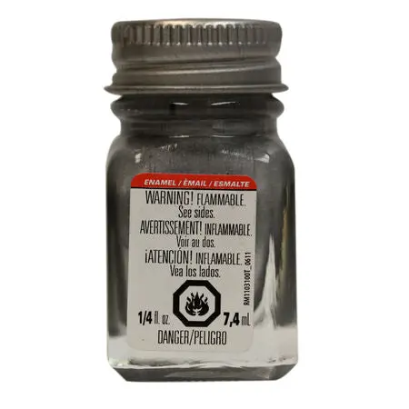 Testors Enamel Paint: Flat Aluminum 1