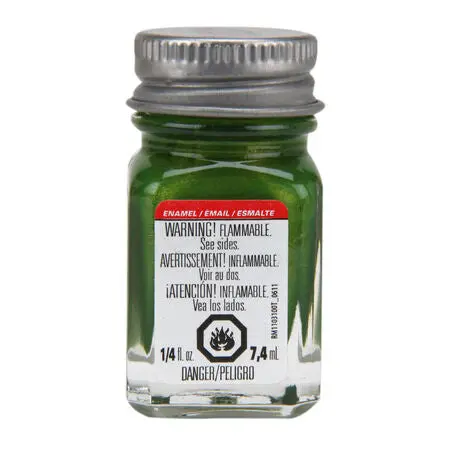 Testors Enamel Paint: Gloss Bright Lime 1