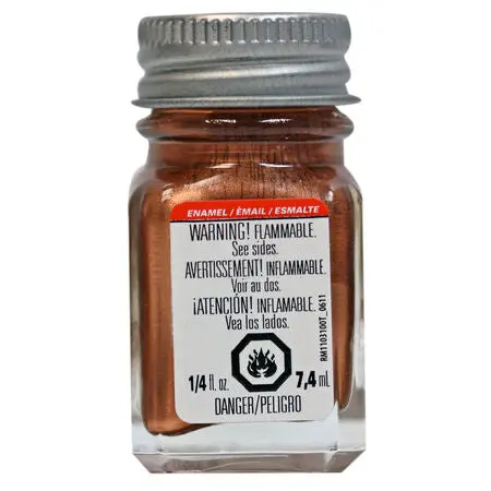 Testors Enamel Paint: Metallic Copper 1