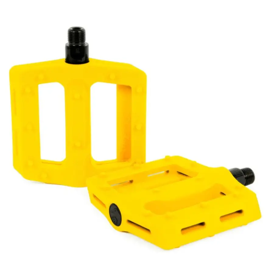 Shadow Surface Plastic Pedals: Neon Yellow 1