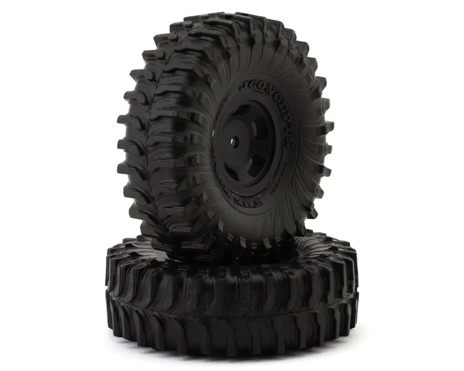 Jconcepts The Hold 1.0” Green Compound Premounted Glide 5 Wheel: 63Mm Od 1