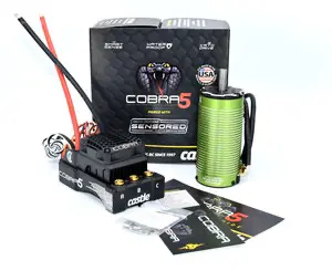Castle Creations Cobra 5 1/5 Sensored Brushless Esc/Motor Combo: 1260Kv 1