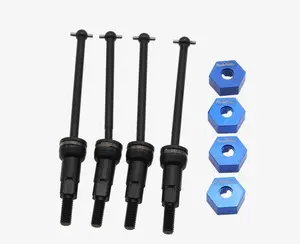 Power Hobby Front And Rear Cvd Axle Set W/Hex: Granite/Typhon Grom 1