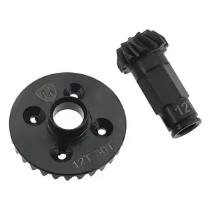 Power Hobby Steel Rear Helical Diff Ring/Pinion Gear Set: Grom 1