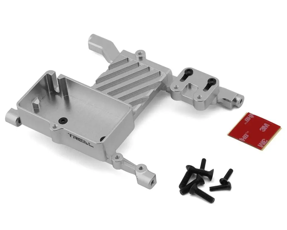 Treal Hobby Aluminum 7075 Esc Tray/Servo Mount Bracket: Scx6 1