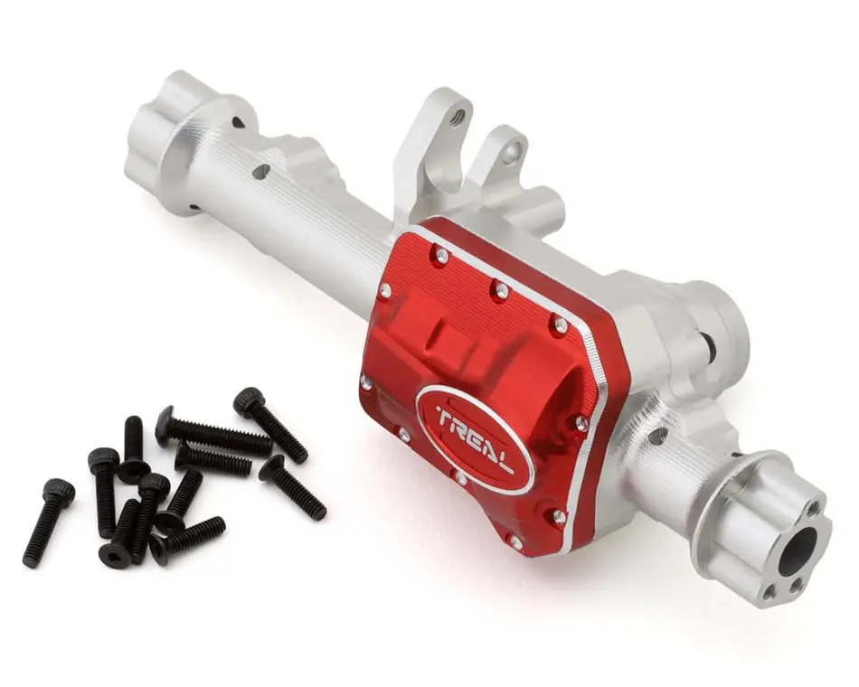 Treal Hobby Aluminum 7075 Front Axle Housing: Trx-4 (Silver) 1