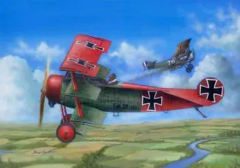 I Love Kit 1/24 Fokker Dr.1 Triplane Model Kit 1