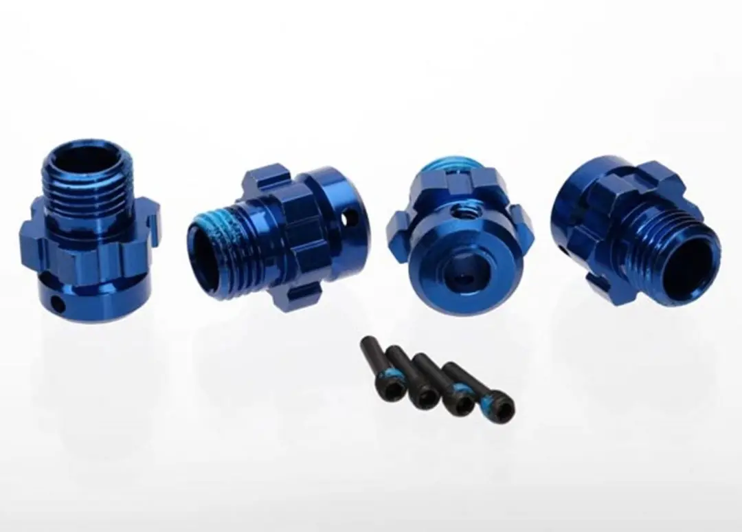 Traxxas Aluminium Splined Wheel Hubs 17Mm: X-01 (Blue) 1