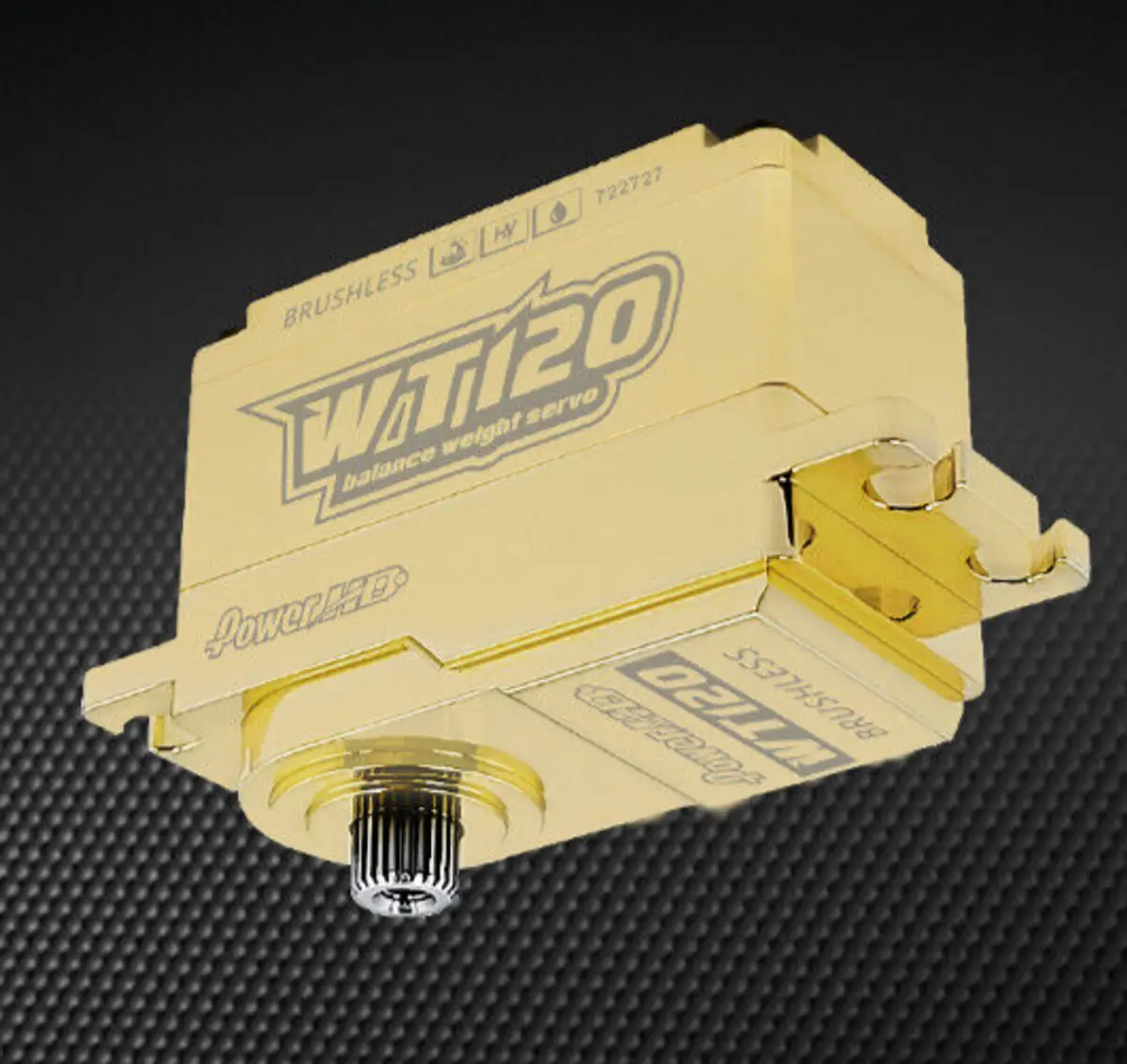 Power Hd Wt120 50Kg Hv Brushless Brass Crawling Servo 1