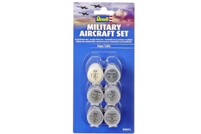 Revell Acrylic Aqua Color Paint Set: Military Aircraft Set 1