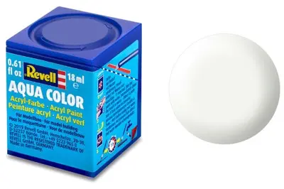 Revell Acrylic Aqua Color Paint: Matte Silk White (18Ml) 1